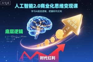 人工智能2.0商业化思维变现课,学习AI底层逻辑,把握时代红利-知乎者也