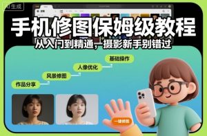 手机修图保姆级教程,从入门到精通,摄影新手别错过-知乎者也
