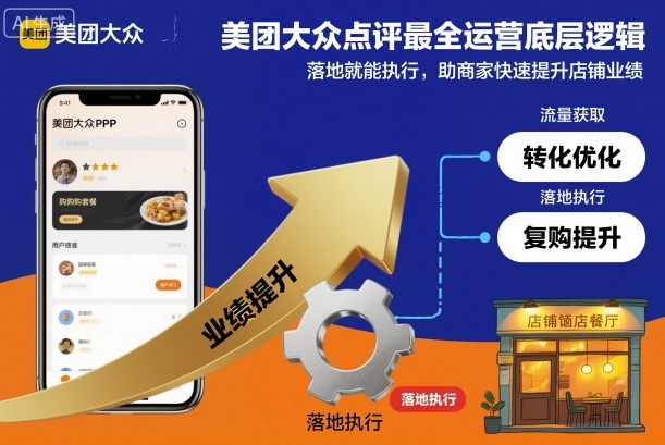 美团大众点评最全运营底层逻辑,落地就能执行,助商家快速提升店铺业绩-知乎者也