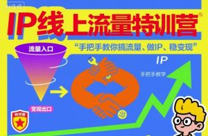IP线上流量特训营,手把手教你搞流量、做IP、稳变现-知乎者也