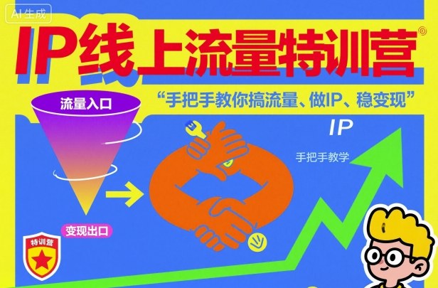 IP线上流量特训营,手把手教你搞流量、做IP、稳变现-知乎者也