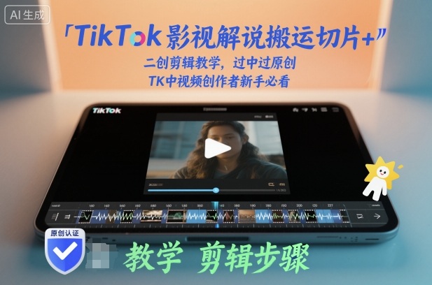 TikTok影视解说搬运切片+二创剪辑教学,过中过原创,TK中视频创作者新手必看-知乎者也