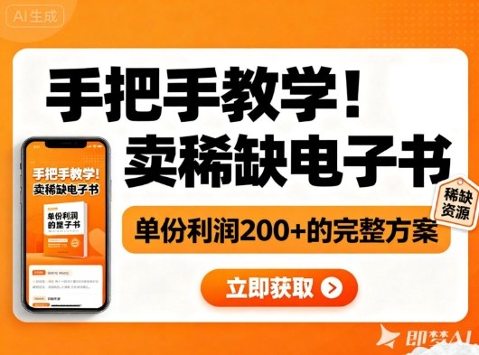手把手教学！在小红书卖稀缺电子书，单份利润2张+的完整方案-知乎者也
