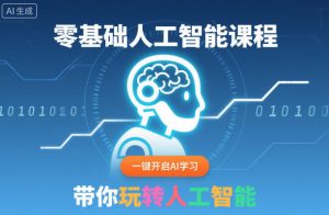 零基础人工智能课程,一键开启AI学习,带你玩转人工智能-知乎者也