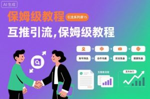 引流系列课15:互推引流,保姆级教程【文档】-知乎者也