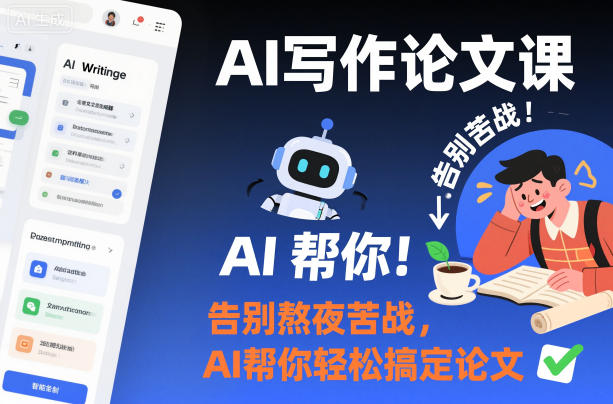 AI写作论文课，告别熬夜苦战，AI帮你轻松搞定论文-知乎者也