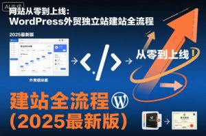 网站从零到上线:WordPress外贸独立站建站全流程(2025最新版)-知乎者也