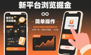 新平台浏览掘金,动动手指截张图就能挣米,2分钟一单,不限时不限量,一天5张【揭秘】-知乎者也