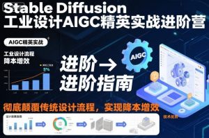 Stable Diffusion工业设计AIGC精英实战进阶营,彻底颠覆传统设计流程,实现降本增效-知乎者也