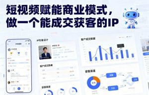 短视频赋能商业模式,做一个能成交获客的IP(更新)-知乎者也