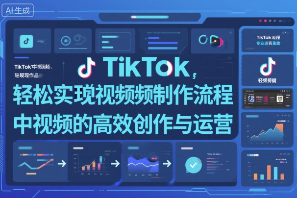 TikTok中视频制做流程,轻松实现Tk中视频的高效创作与运营-知乎者也