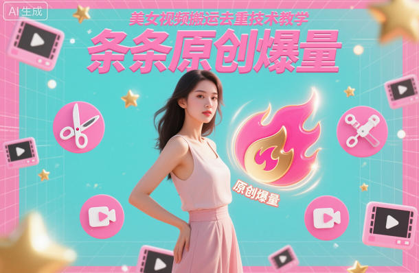 美女视频搬运去重技术教学,条条原创爆量-知乎者也