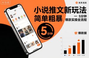 小说推文新玩法，简单粗爆，5分种一个爆款实操全流程-知乎者也