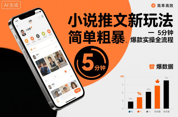 小说推文新玩法,简单粗爆,5分种一个爆款实操全流程-知乎者也