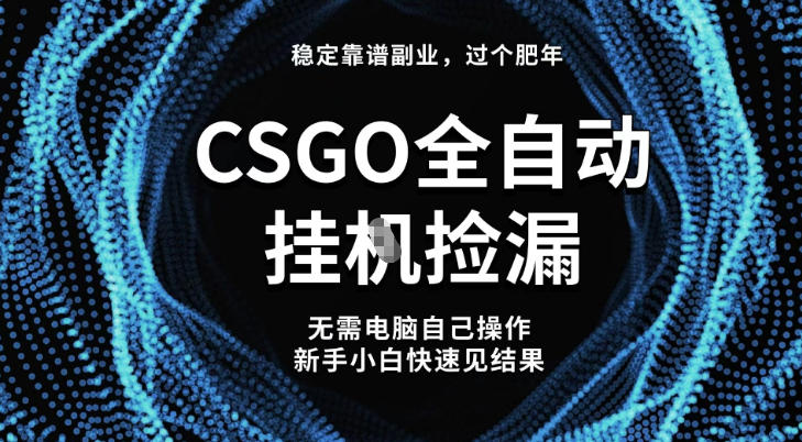 【稳定副业】全球最热门游戏CSGO全自动捡漏,最新玩法,新手小白日入5张+【揭秘】-知乎者也