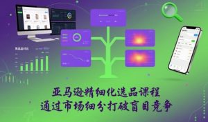 亚马逊精细化选品课程,通过市场细分打破盲目竞争-知乎者也