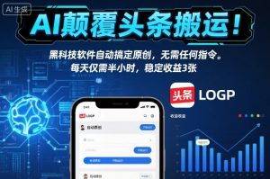 AI颠覆头条搬运!黑科技软件自动搞定原创,无需任何指令。每天仅需半小时,稳定收益3张【揭秘】-知乎者也