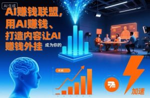 AI賺钱联盟,用AI賺钱、打造内容让AI成为你的賺钱外挂-知乎者也