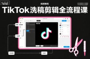 TikTok洗稿剪辑全流程课,PR洗稿剪辑全流程,TK洗稿运营课-知乎者也