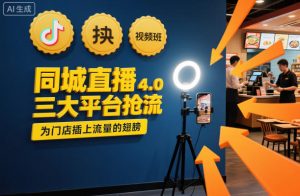 同城直播实操班4.0,三大平台抢流,为门店插上流量的翅膀-知乎者也