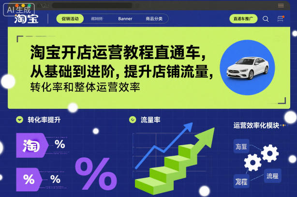 淘宝开店运营教程直通车,从基础到进阶,提升店铺流量,转化率和整体运营效率(更新11月)-知乎者也