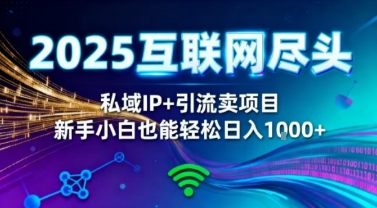 2025网创尽头王炸项目!私域IP+精准引流,新手小白在家躺賺日入1k,零经验也能上手【揭秘】-知乎者也