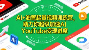AI+油管起量视频训练营,助力你超级加速AI YouTube变现进度-知乎者也