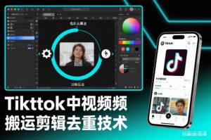 Tiktok中视频纯搬运剪辑去重技术，外来技术，自行测试-知乎者也