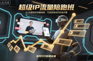 超级IP流量陪跑班,大V流量密码倾囊相授,可直接落地的实操步骤-知乎者也