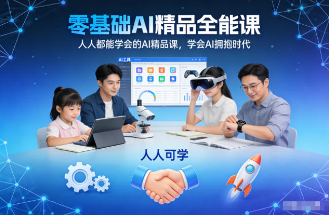 零基础AI精品全能课,人人都能学会的AI精品课,学会AI拥抱时代-知乎者也