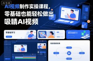 AI视频制作实操课程，零基础也能轻松做出吸睛AI视频-知乎者也