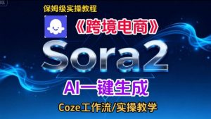 Sora2生成《跨境电商》英文短视频,实操搭建教学课,通俗易懂,包教包会-知乎者也