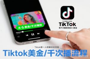 TK中视频计划项目,Tiktok第一人称解说流程,每干次播放奖励4-5美金-知乎者也
