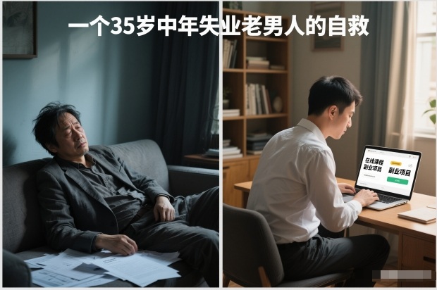 付费文章：一个35岁中年失业老男人的自救-知乎者也