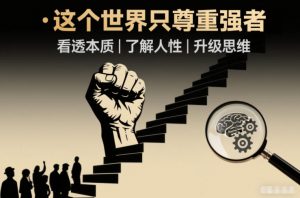 开悟1.0：这个世界只尊重强者，看透本质-了解人性-升级思维-知乎者也