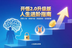开悟2.0升级版人生进阶指南,洞察人性-思维升级-财富密码-自我圆满-知乎者也