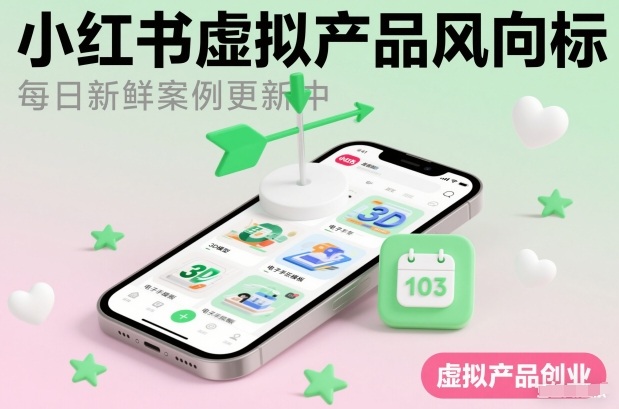 小红书虚拟产品风向标(每日新鲜案例更新中)-知乎者也