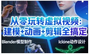 从零玩转虚拟视频:建模+动画+剪辑全搞定,轻松创作出专业级的虚拟视频内容-知乎者也