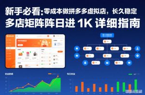 新手必看:零成本做拼多多虚拟店,长久稳定,多店矩阵日进1K详细指南【揭秘】-知乎者也