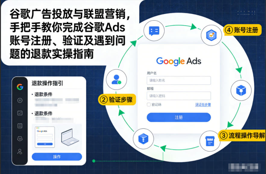 谷歌广告投放与联盟营销,手把手教你完成谷歌Ads账号注册、验证及遇到问题的退款实操指南-知乎者也