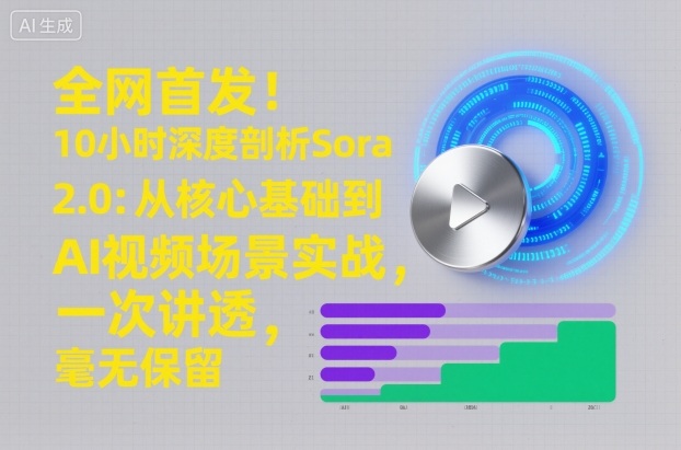 全网首发!10小时深度剖析Sora 2.0:从核心基础到AI视频场景实战,一次讲透,毫无保留-知乎者也