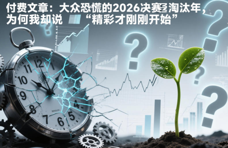 付费文章：大众恐慌的2026决赛淘汰年，为何我却说“精彩才刚刚开始”？-知乎者也