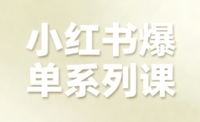 小红书爆单系列课,聚焦小红书电商全链路增长(更新)-知乎者也