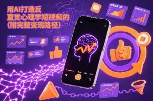 用AI打造“反直觉”心理学短视频的流量密码（附完整变现路径）-知乎者也