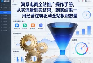 淘系电商全站推广操作手册，从买流量到买结果一用经营逻辑驱动全站极限放量-知乎者也