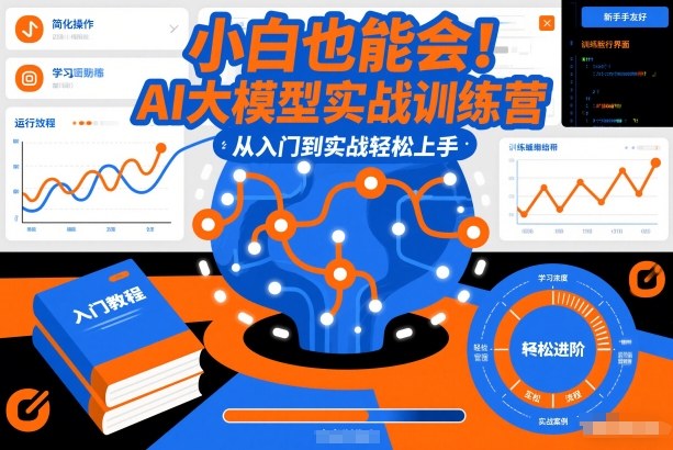 小白也能会!AI大模型实战训练营,从入门到实战轻松上手-知乎者也