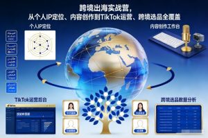 跨境出海实战营,从个人IP定位、内容创作到TikTok运营、跨境选品全覆盖-知乎者也