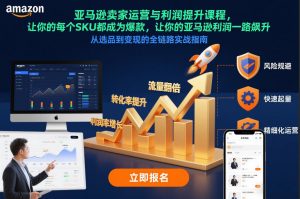 亚马逊卖家运营与利润提升课程,让你的每个SKU都成为爆款,让你的亚马逊利润一路飙升(更新12月)-知乎者也
