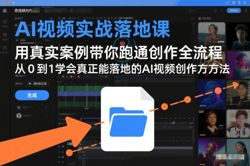 AI视频实战落地课,用真实案例带你跑通创作全流程,从0到1学会真正能落地的AI视频创作方法-知乎者也