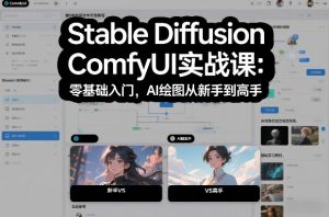 Stable Diffusion ComfyUI实战课:零基础入门,AI绘图从新手到高手-知乎者也